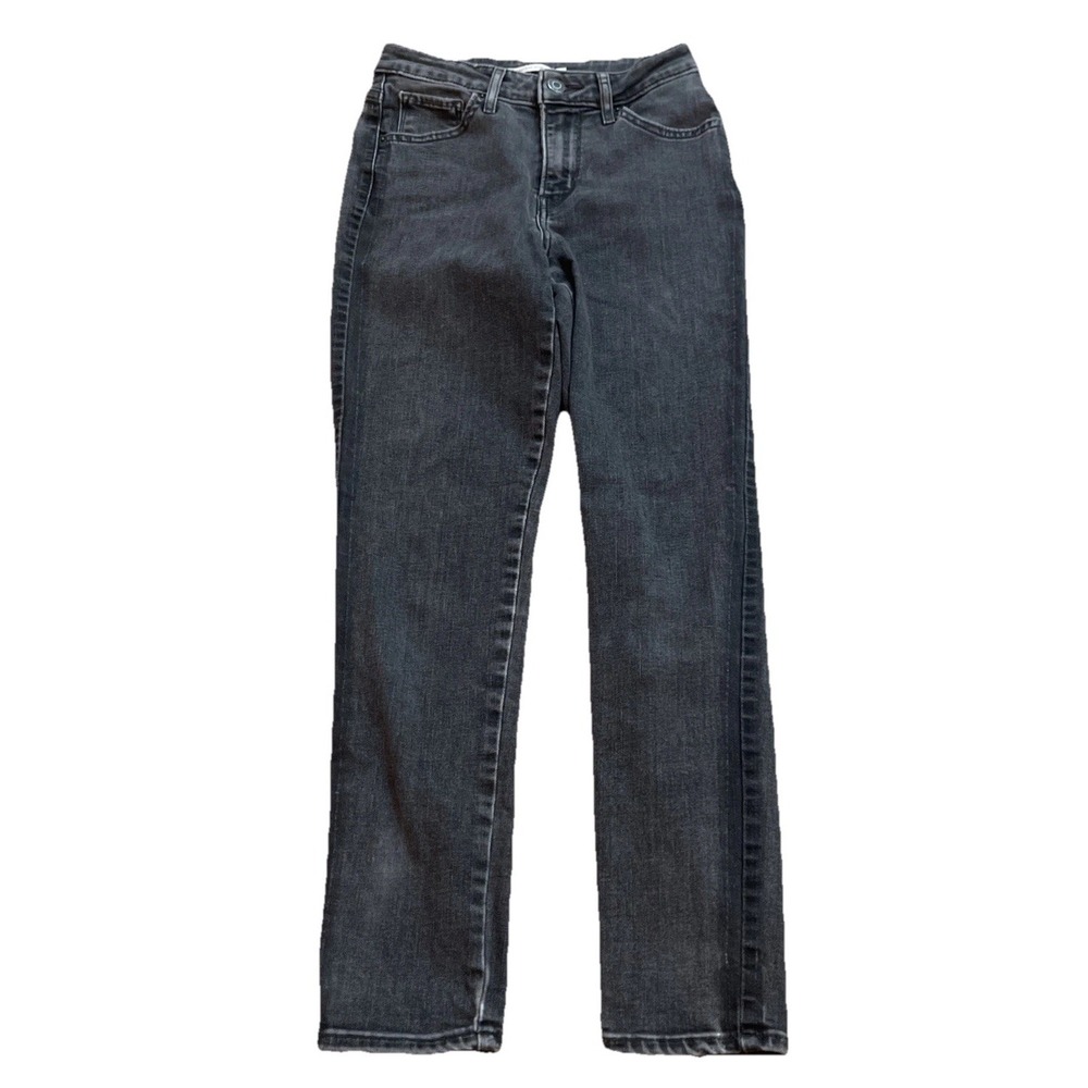 Levi's Denim Jeans Women's 24 Black 721 High Rise Skinny Stretch
